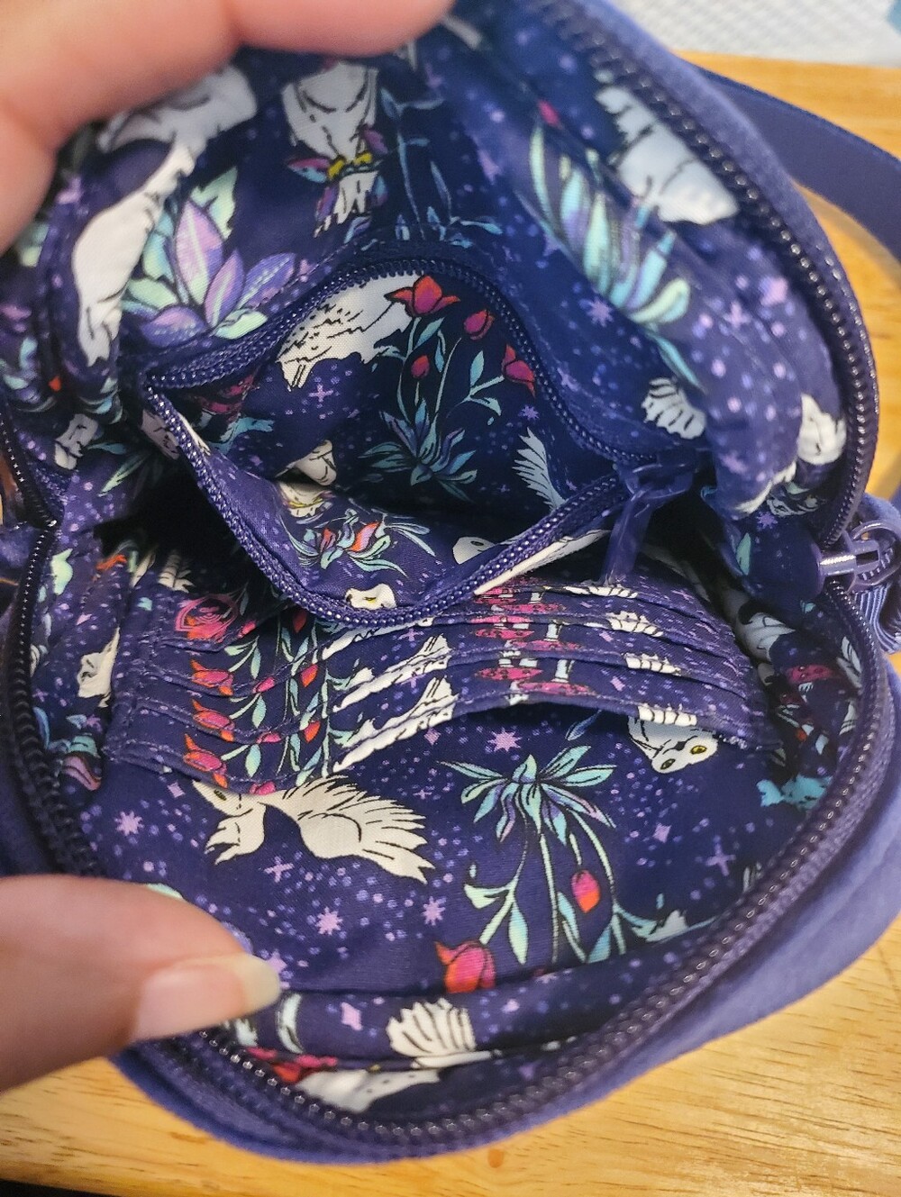 Vera Bradley Harry Potter Velvet Crossbody Bag - Picture 3 of 7